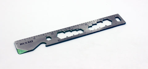 Copy of RULGO 6 INCH SAE / METRIC GRAINED AND ANODIZED