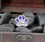 PAW PRINT TITANIUM RE WITH VELCRO AND MAGNET