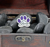PAW PRINT TITANIUM RE WITH VELCRO AND MAGNET