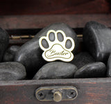 PAW PRINT BRASS RE WITH VELCRO AND MAGNET