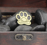 PAW PRINT BRASS RE WITH VELCRO AND MAGNET