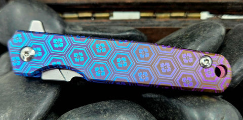 TITANIUM SCALPEL EDC anodized