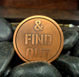 COPPER coin F around FIND out collector