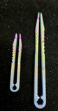 TWEEZERS Titanium Anodized Laser