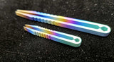 TWEEZERS Titanium Anodized Laser