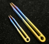 TWEEZERS Titanium Anodized Laser