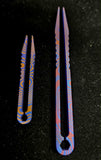 TWEEZERS Titanium Anodized Laser