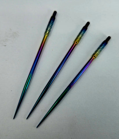 Titanium Toothpicks Set (3) and Aluminum case Stash