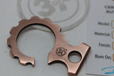 Tellurium Copper key dangler (stamped)
