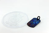 Black Timascus dog tag / pendant