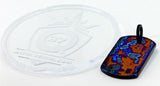 Black Timascus dog tag / pendant