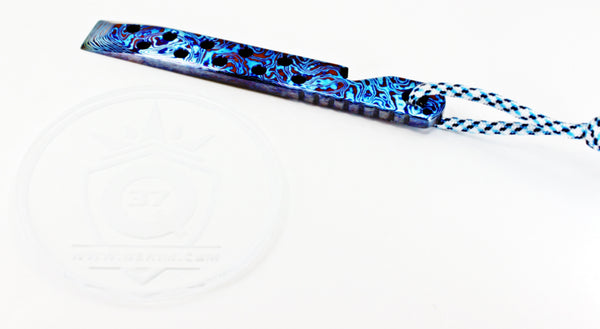 The Swiss Titanium edc pry bar Timascus – Qerim37