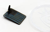 American flag titanium zipper pull / pendant