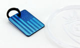 Betsy Ross American flag titanium zipper pull