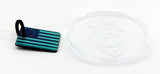 Betsy Ross American flag titanium zipper pull