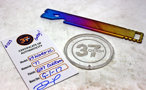 Worker v3 XL titanium pry bar