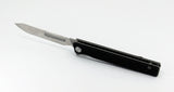 G10 Black Frame lock scalpel slim