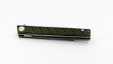 G10 OD GREEN Frame lock scalpel slim