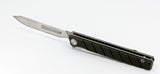 G10 OD GREEN Frame lock scalpel slim