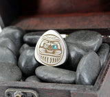 Fidget lucky coin pick stainless steel with Japanese Daruma