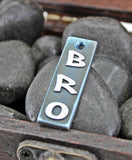 teamBRO Titanium pendant anodized and distressed and retro