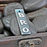 teamBRO Titanium pendant anodized and distressed and retro