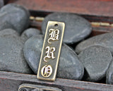 teamBRO brass pendant aged and grained OLDE