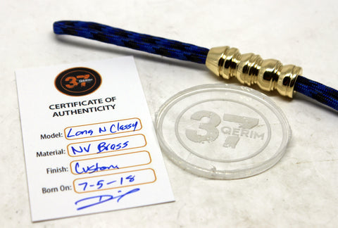 Long N Classy NV Brass bead